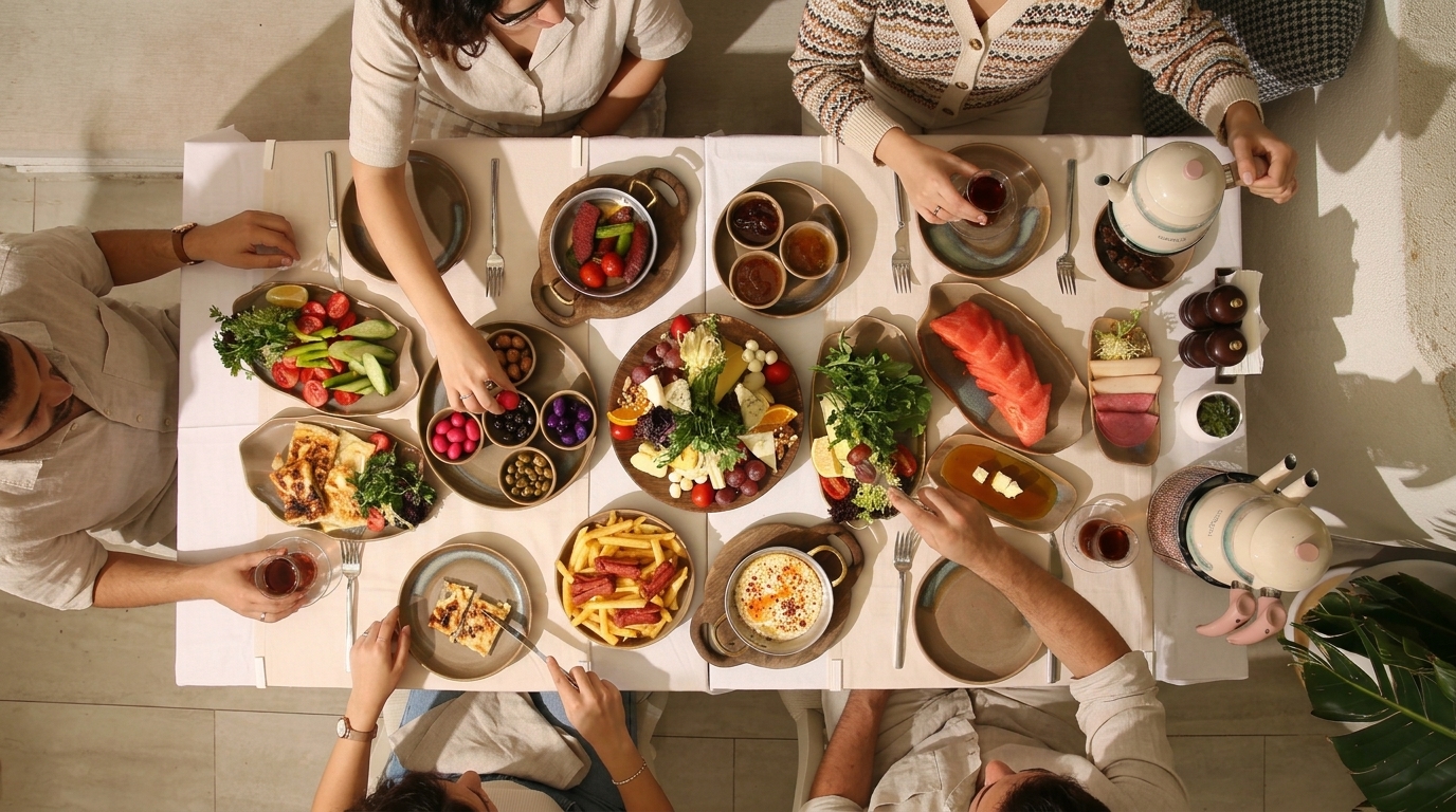 Deniz kenarında aile kahvaltısı için büyükada mekan önerisi